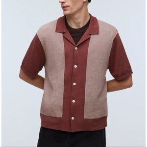 Madewell Colorblock Polo Sweater